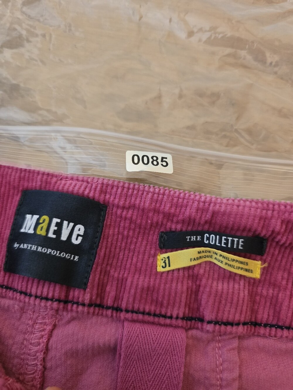Maeve Colette Corduroy Crop Wide-Leg Pants 31 - Picture 6 of 13